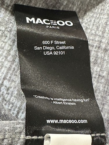 MAC#OO Italian Engineered Fabric Shirt With Hidden Skulls Size 3X - Picture 11 of 12