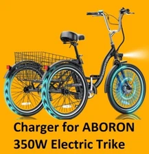 🔥power supply battery Charger for ABORON 350W Electric Trike  KNT