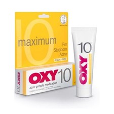 2x Original OXY10 Maximum For Stubborn Acne Pimple Medication and Treatment 25g