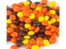 Bulk 2 lb Bag MINI REESE'S PIECES Bulk Snack Treat Candy Topping