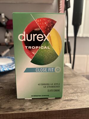 Durex Tropical Flavored Premium Male Condom - 30277 (12 Count)