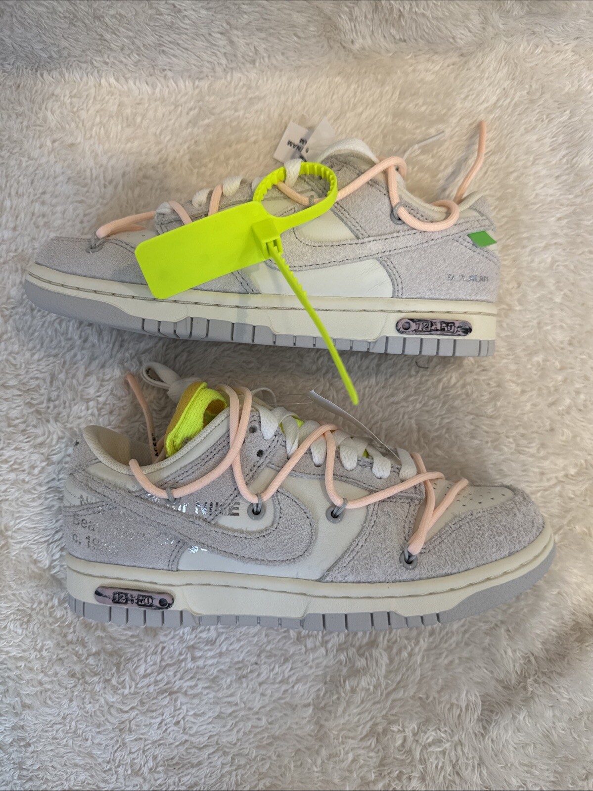OFF WHITE X NIKE Taglia 5 Nike Off White x Dunk Low Lotto 12 di 50