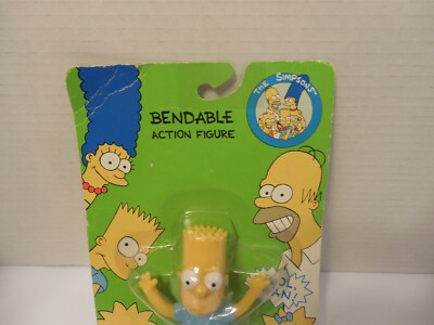 The Simpsons Bart Simpson Bendable Action Figure Jesco 1990