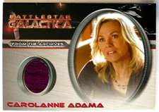 Battlestar Galactica Season 4 Costume Card C48 Lucinda Jenney as Carolanne Adama