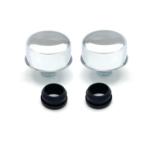 Valve Cover Breather Caps PushIn Chevy Pontiac Olds Ford Mopar