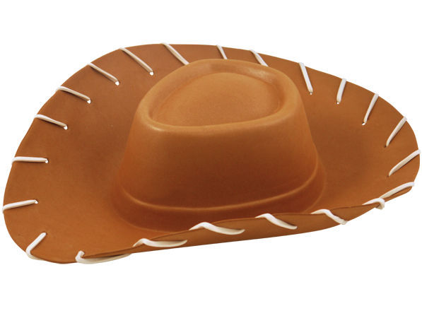 Brown Eva Cowboy Hat Kids Childrens 