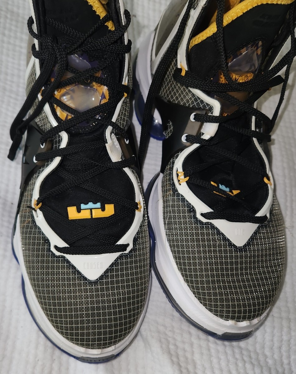 Nike Lebron 19 Hardwood Classic Shoes Graduate Grey Purple  display picture 1