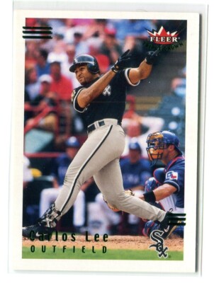 2002 Fleer Triple Crown Carlos Lee Green 153/269 White Sox