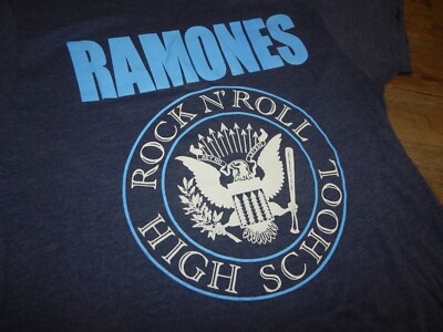 NWT The Ramones Rock N' Roll High School Tee T-Shirt Womens Size