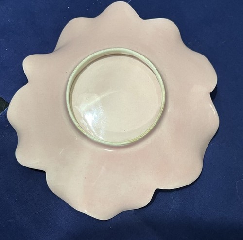 Vintage inspired Collectible Princess House pink Ceramic Peony Flower dish - Picture 3 of 3