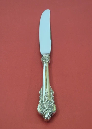 Wallace Grande Baroque Sterling Silver Handle Mordern Hollow Knife 9 3/4"