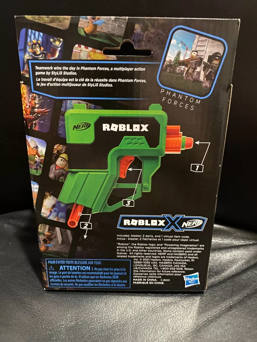 Roblox Nerf Dart Gun Phantom Forces Boxy Buster with Virtual Item Code toy  195166127798