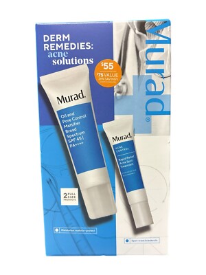 Murad Derm Remedies Akne Lösungen Set Für Gesicht Hals Rücken Brust Nase Regular
