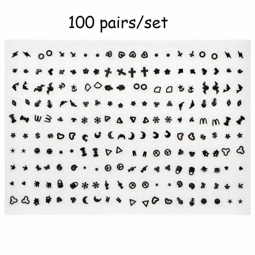 100 pairs 2024 of earrings