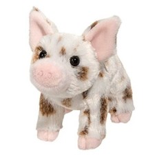 Douglas Cuddle Toys Yogi Brown Spotted Pig 1540 Stuffed Animal Toy