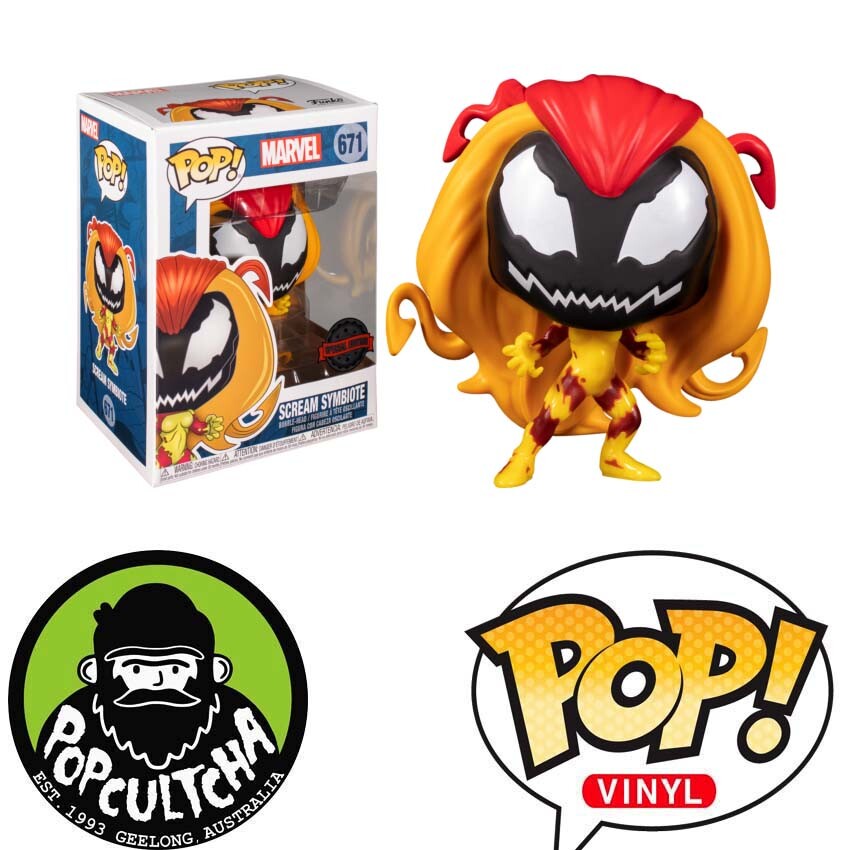Spider-Man - Scream Symbiote Pop! Vinyl Figure &Quot;New&Quot;