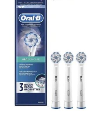 Oral B Pro Gumcare 3 Replacement Brush Heads NIB