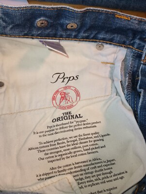 PRPS The Original Blue Men's Jeans size 33 X 30 Made in Japan