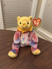 Ty Beanie Baby  November  Stuffed 8  Birthday Birthstone Topaz Bear Plush