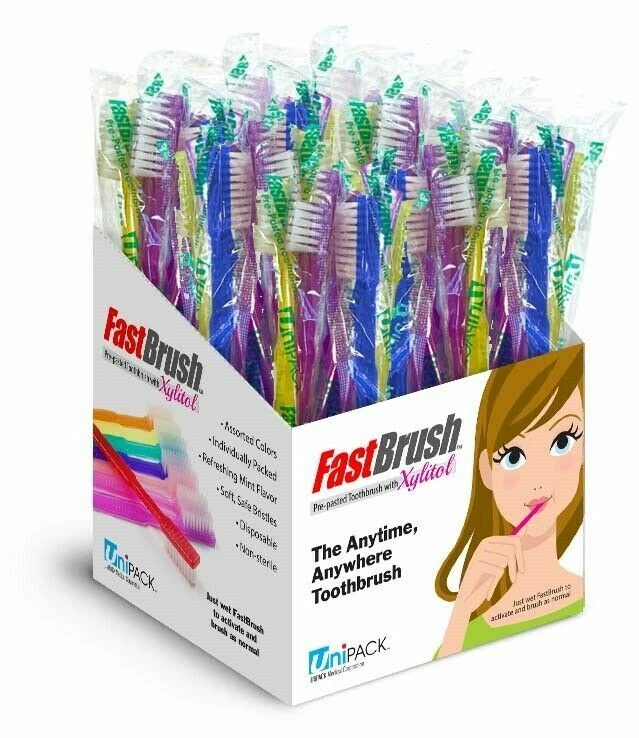 Single use toothbrush with toothpaste deals