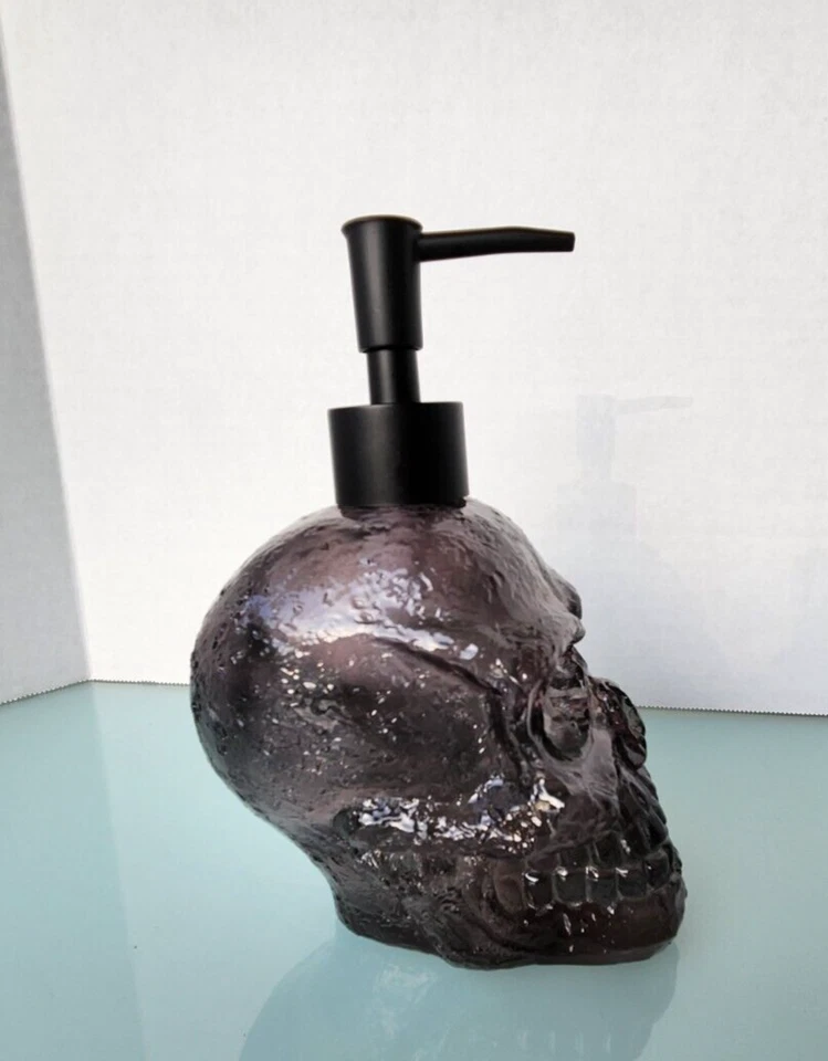 Avanti Wilson Skull with Light Lotion Pump Halloween Decor New - Image 4 of 4