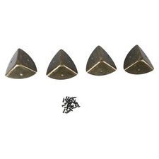 Keep Your Wooden Cases Safe with Bronze Box Corner Protectors Set of 4