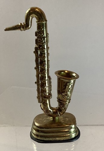 Miniature Saxophone Pencil Sharpener - Die Cast Bronze Music Collectible For Musicians
