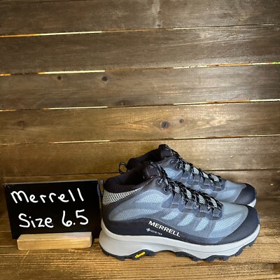 New NWOB Womens Merrell Speed Mid Gore-Tex Blue Ankle Hiking Boots Size 6.5 M