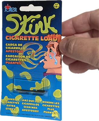 3 Packs STINK CIGARETTE LOADS Taste Bad Joke Gag Prank Smoker Gift Set 18  Sticks