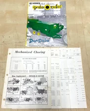 Vtg Grain-O-Vator 60 Series Dud Drive North American Mfg Ad and Price List
