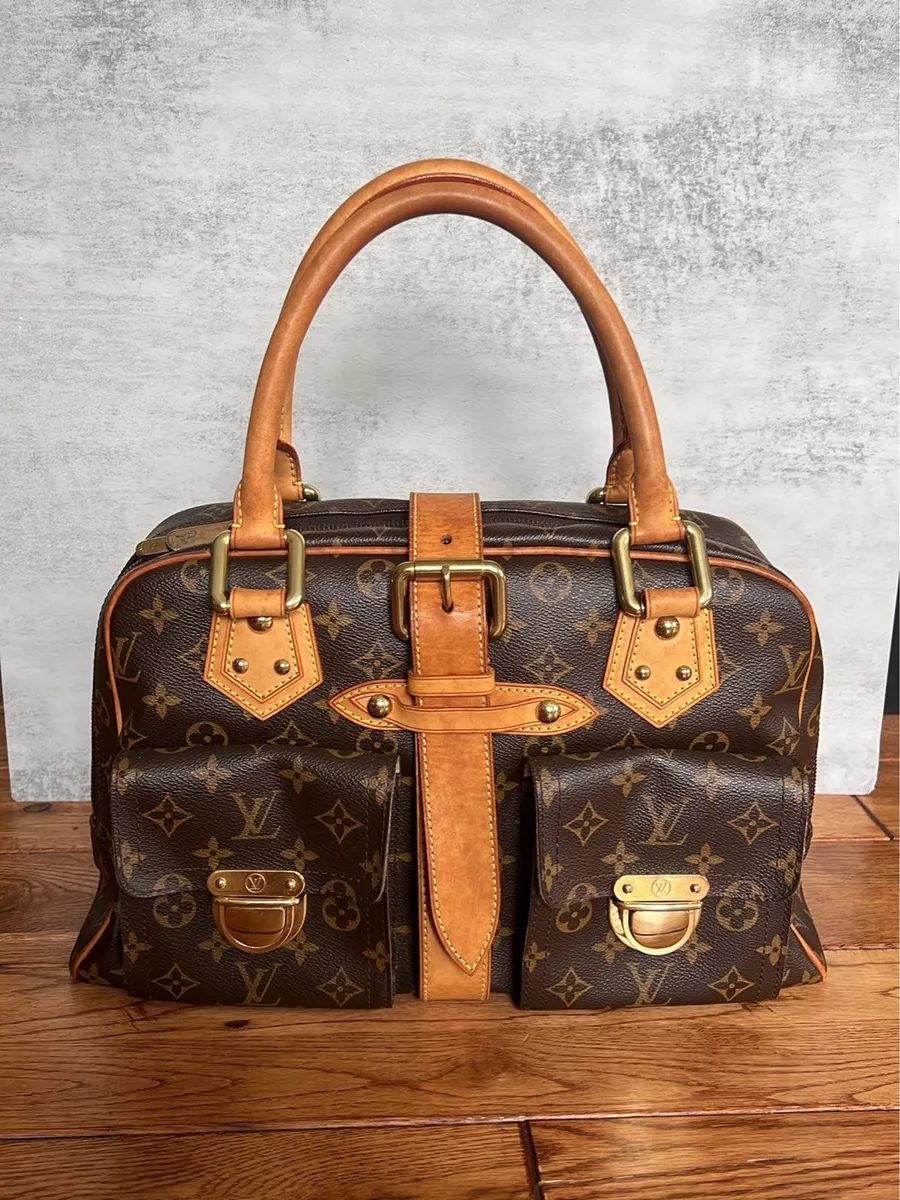 Authentic Louis Vuitton Manhattan shoulder handbag