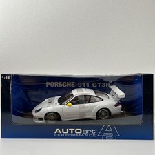 AUTOart 1/18 PORSCHE 911 GT3 R White AUTOart Porsche 996 GT3R White Aa Diecast