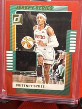 2025 Donruss WNBA Brittney Sykes Jersey Series Memorabilia Washington Mystic