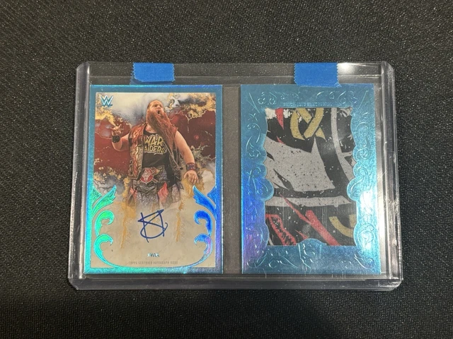 2025 Topps WWE Royalty Platinum Booklet Ivar 1/1 Jumbo Used Relic Auto #JAB-IVR