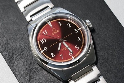 Orion Hellcat Burgundy Dial 39mm