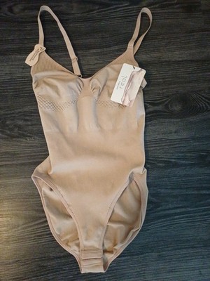 Comfort by Real Smooths Silhouete Seamless Shaping BodySuit Size M Ruched New