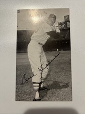Gene Stephens Boston Red Sox MLB Player Autographed Post Card