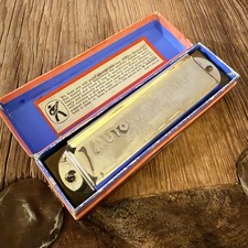 Hohner Auto Valve Harp Harmonica Key Of C With Box