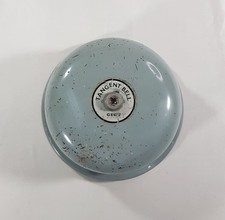 VINTAGE GENTS TANGENT BELL 18CM 24/48V DC SCHOOL BRAKE FIRE ALARM ELECTRIC BELL