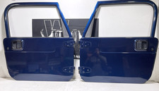 97-06 Jeep Tj Wrangler Full Doors Driver Passenger Patriot Blue Pbt W Panels