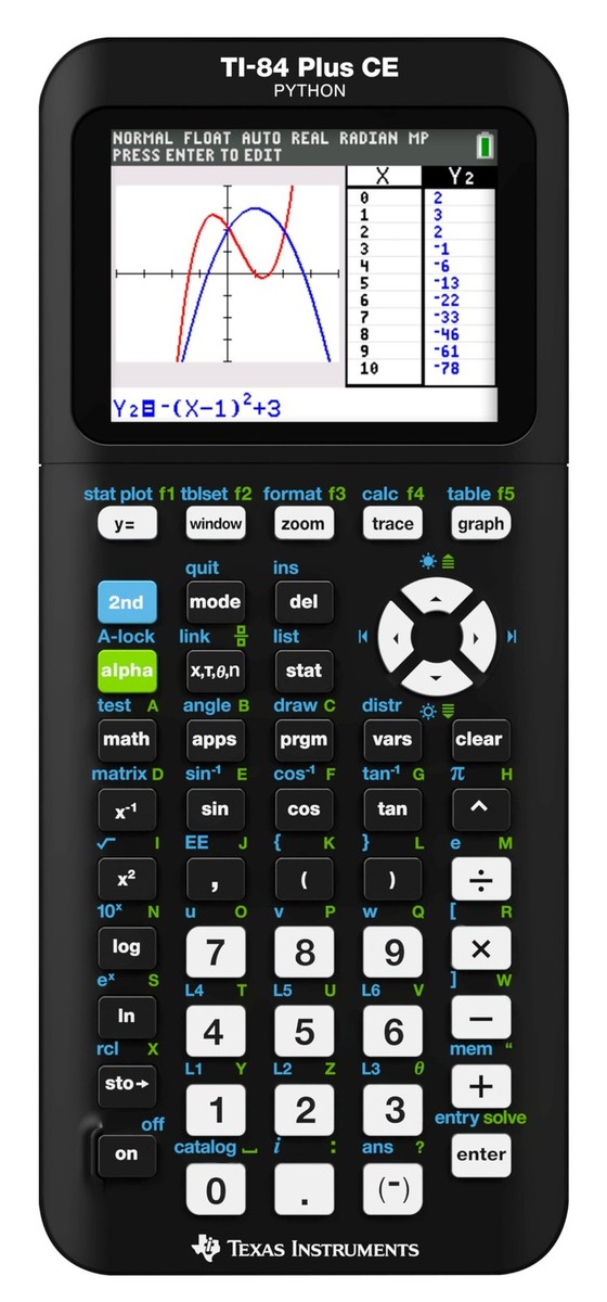Texas Instruments TI-84 Plus CE Color Graphing Calculator Black | eBay