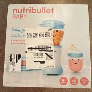 nutribullet Baby Food-Making System Electric Blender BPA-Free w/ Tray & Recipes