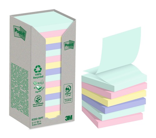Posty Notes Ebay Post-it Recycling Notes Assorted Colours, Pack of 16 Pads, 100 Sheets ...
