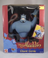 Vintage 1992 Disney's Aladdin GIANT GENIE 12" Figure Toy Dolll MATTEL MIB