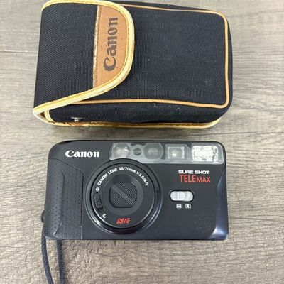#ad #ad Canon Sure Shot TELEmax Point amp; Shoot 35mm Film Camera 38 70mm Lens Repair Parts $50.00