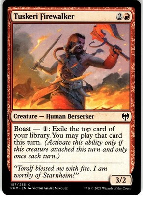 Tuskeri Firewalker 157 Kaldheim KHM C MTG Magic The Gathering C LP