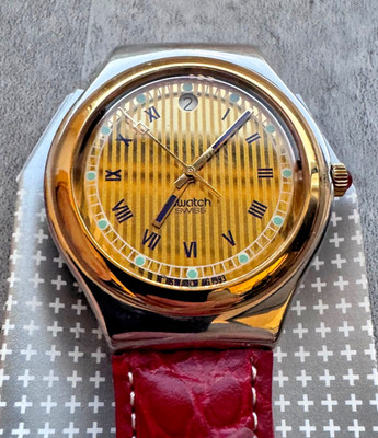 Swatch Irony Quartz Date | Vintage Early 1990s | Unworn NOS | Original Box | Swi