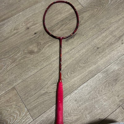 Yonex Duora 10 Badminton Racket Red/Black G5 Grip Used Some Grommets Missing