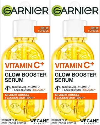 Garnier Skin Active Vitamin C + Glow Booster Serum mildert dunkle Flecken 2x30ml