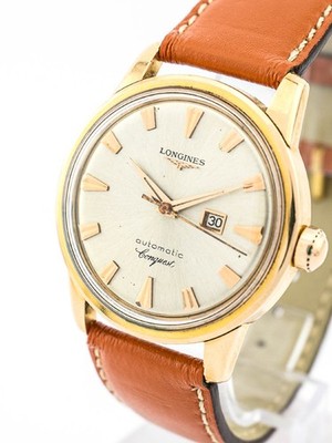 Longines Armbanduhr 18ct Gold CONQUEST Automatic mit Box 60´s